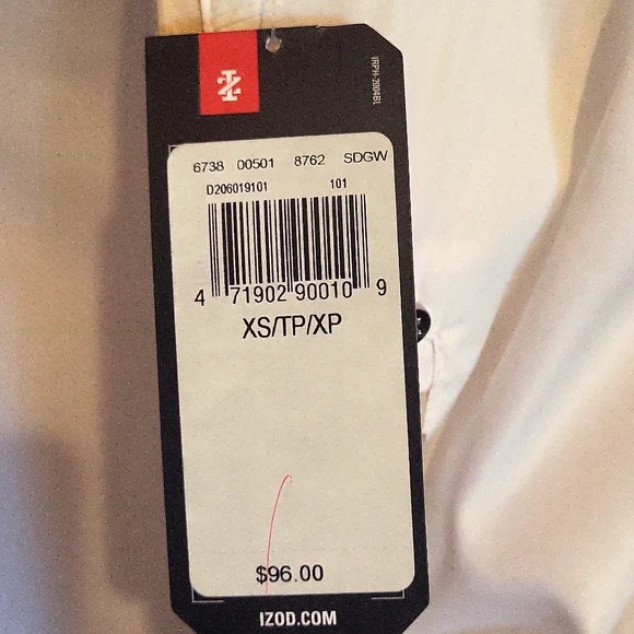 IZOD CREAM RAIN JACKET - Picture 8 of 8